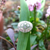 Seed of life Dome Ring